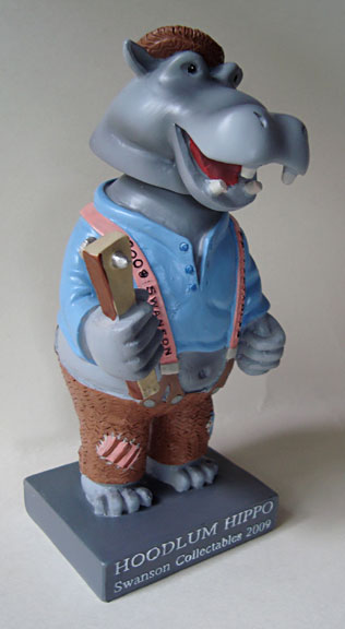 Hoodlum Hippo Bobble Head (Left)