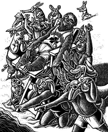 Even Deadlier 7 Deadly Sins: Sloth (sloth lifeguard asleep on job) 